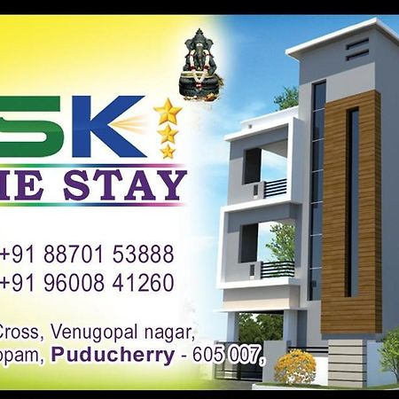 Ssk Home Stay Pondicherry Esterno foto